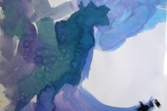 O. T. (Wasserfarben auf Papier, ca. 14,8 x 21 cm)