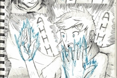 Skizze zu einer Comicseite