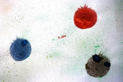Tomate V (Spritztechnik, 59,4 x 42 cm)