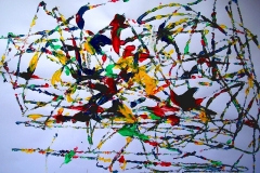 O. T. (Acryl auf Papier, 59,4 x 42 cm)