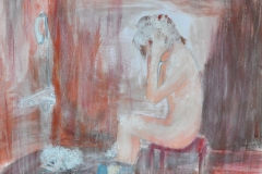 O. T. (Acryl auf Papier, ca. 29,7 x 42 cm)