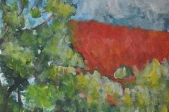 Impressionistsich (Acryl auf Papier, 42 x 59,4 cm)