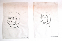 Karikaturen Meinereiner (Tusche auf Transparentpapier, 42 x 29,7 cm)