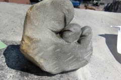 Vogeles (Steinskultpur, ca. 30 x 20 x 10 cm)