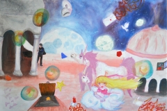O. T. (Öl auf Leinwand, ca. 70 x 50 cm)