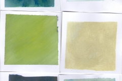 Die Farbe des Schnees (Acryl auf Papier, 21 x 29,7 cm)