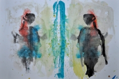 Figuren Skizzen (versch. Techniken, 42 x 29,7 cm)