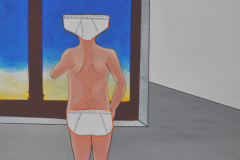 home: outside or inside? (Acryl auf Holz, ca. 50 x 70 cm)