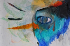Auge (Öl auf Leiwnand, 50 x 40 cm)