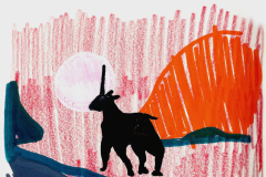 T-20-21-22-57-K (Buntstift/Acryl auf Papier, digital Druck möglich)