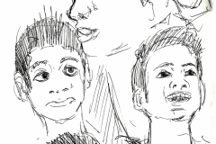 Portraits-Skizze